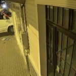 Kalp spazmı geçiren şoför dükkana böyle daldı, kendine gelince yoluna devam etti