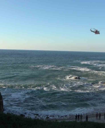 Kandıra’da denizde kaybolan genci arama çalışması sürüyor
