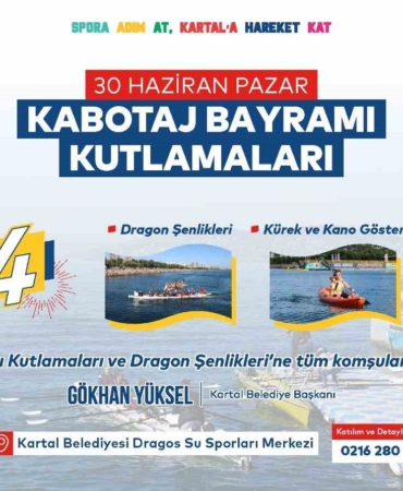 Kartal Belediyesi’nden ‘Kabotaj Bayramı’nın ruhuna yakışır kutlama