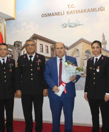 Kaymakam Ünal Jandarma teşkilatını kabul etti
