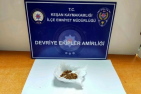 Keşan’da uyuşturucu ile yakalanan 3 şüpheli gözaltına alındı