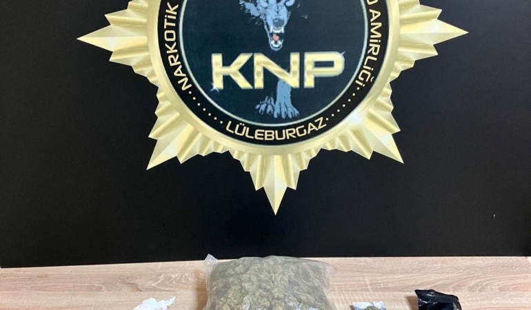 Kırklareli’nde şüphe üzerine durdurulan araçta uyuşturucu ele geçirildi