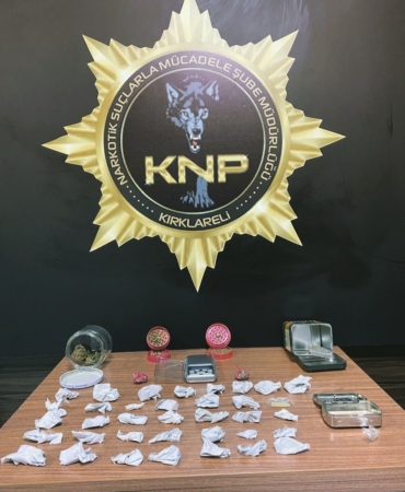 Kırklareli’nde uyuşturucu ele geçirildi