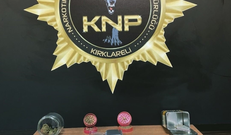 Kırklareli’nde uyuşturucu ele geçirildi