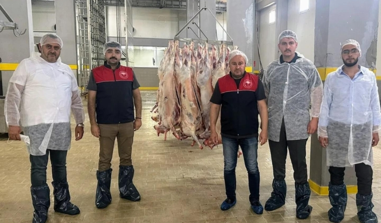Kırklareli’nden depremzedelere kurban eti kavurması