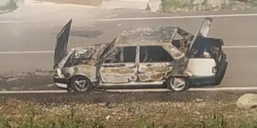 Kocaeli’de park halindeki araçta yangın