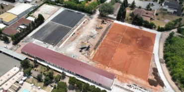 Kocaeli’nin dünya standartlarındaki tenis merkezinde tamamlanma oranı yüzde 80
