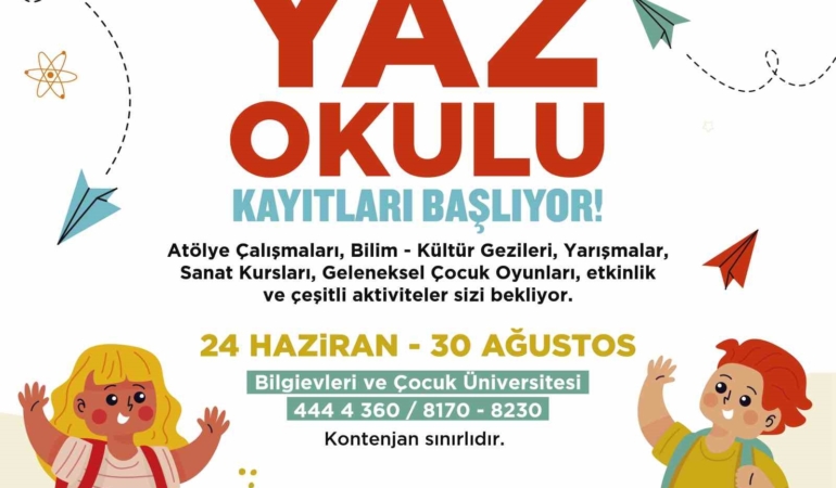 Küçükçekmece’de 10 bin öğrenci yaz okullarından faydalanacak
