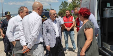 Kumsaz’da mobil göç denetimi