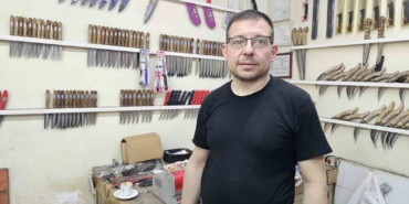 Kurban Bayramı öncesi bıcak bileyicilerinde yoğunluk