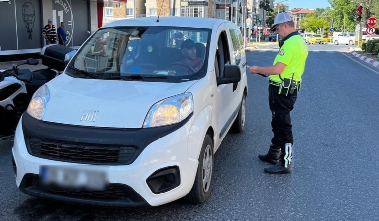 Lüleburgaz’da trafik denetimi: 120 araca ceza
