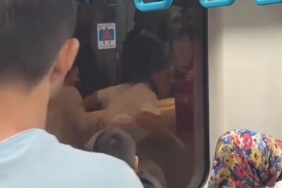 Maltepe Marmaray’da kadınlar kavga etti