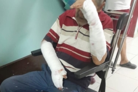 Manyas’ta köpeklerin saldırısına uğrayan bir kişi feci şekilde yaralandı