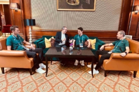 MHK Başkanı Ahmet İbanoğlu’ndan Halil Umut Meler ve ekibine ziyaret