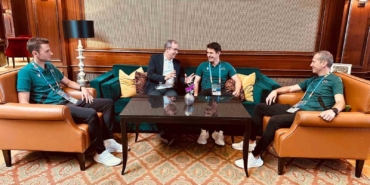 MHK Başkanı Ahmet İbanoğlu’ndan Halil Umut Meler ve ekibine ziyaret