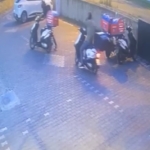 Motosiklet faresini 200 güvenlik kamerasını inceleyerek yakaladılar