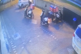 Motosiklet faresini 200 güvenlik kamerasını inceleyerek yakaladılar