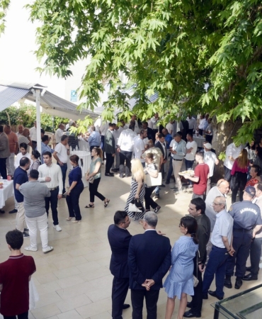 Mudanya protokolü bayramlaştı