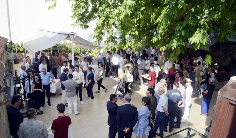 Mudanya protokolü bayramlaştı