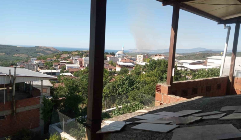 Mudanya’da ve Gemlik’te korkutan yangınlar
