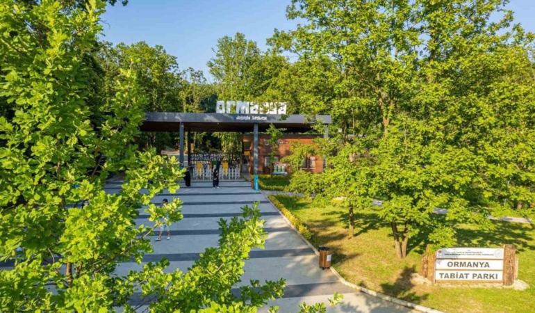 Ormanya bayramda ziyaretçilerini bekliyor