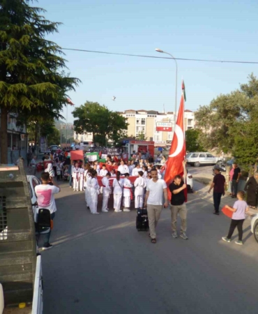 Osmaneli Filistin için tek yürek oldu
