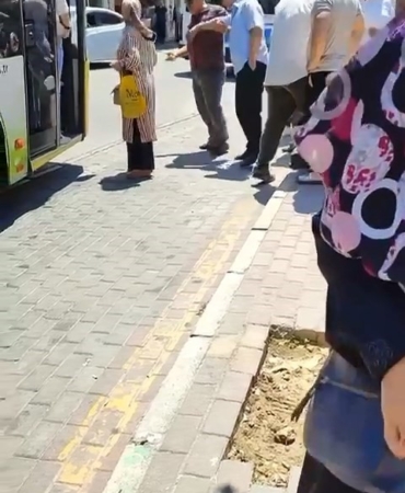 Otobüste yolcu almama kavgası