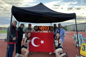 Özel sporcular, dünya rekoru kırarak Avrupa şampiyonu oldu