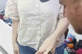 Parmağında sıkışan yüzük kesilerek çıkarıldı