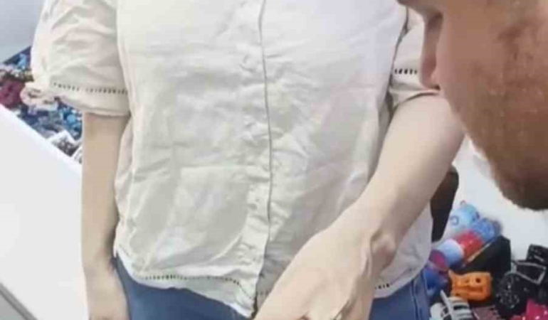 Parmağında sıkışan yüzük kesilerek çıkarıldı