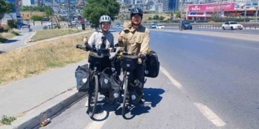 Portekiz’den Çin’e Bisiklet Yolculuğu: Türkiye’ye gelen Çinli çift 108 günde 6 bin kilometre pedal çevirdi