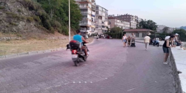 Sahilde motosiklet işgali