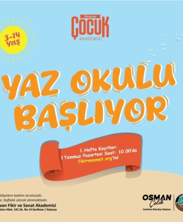 Serdivan Çocuk Akademisi’nde yaz dönemi başlıyor