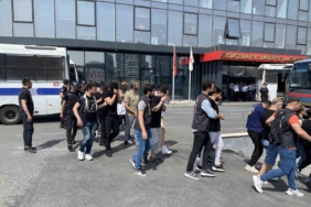 "Sibergöz 44" operasyonunda gözaltına alınan zanlılar adliyeye sevk edildi