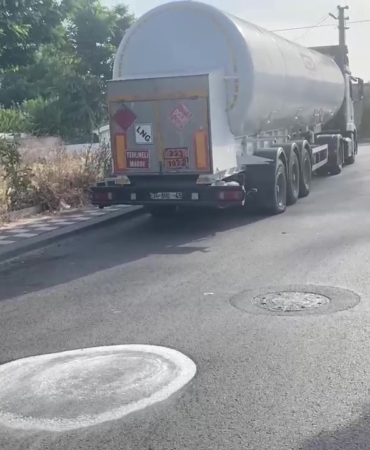 Sıvılaştırılmış doğal gaz sızıntısı ekipleri harekete geçirdi