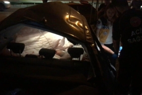 Takla atan otomobilde can pazarı: 1 ölü, 1’i ağır 2 yaralı