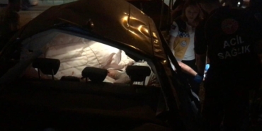 Takla atan otomobilde can pazarı: 1 ölü, 1’i ağır 2 yaralı