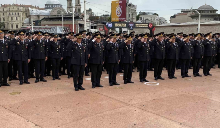 Taksim’de Jandarma Teşkilatı’nın 185’inci kuruluş yıl dönümü kutlandı