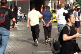 Taksim’de taşkınlık çıkartan şüpheli güven timleri tarafından gözaltına alındı