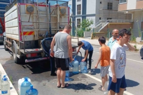 Tekirdağ’da 90’ları aratmayan görüntü: Bayram günü tankerlerle su taşıdılar