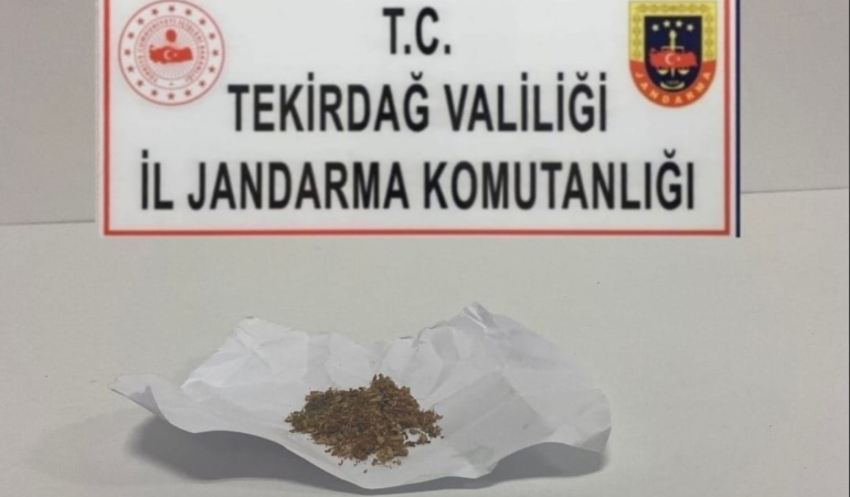 Tekirdağ’da bandrolsüz puro ve uyuşturucu madde ele geçirildi