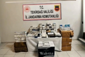 Tekirdağ’da kaçak tütün operasyonu: Binlerce paket ele geçirildi