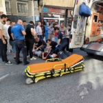 Tekirdağ’da otomobil ile motosiklet çarpıştı: 1 yaralı