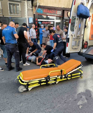 Tekirdağ’da otomobil ile motosiklet çarpıştı: 1 yaralı