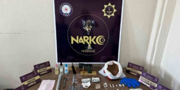 Tekirdağ’da uyuşturucu operasyonu