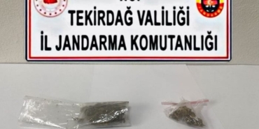 Tekirdağ’da uyuşturucu operasyonunda bonzai, esrar ve metamfetamin ele geçirildi