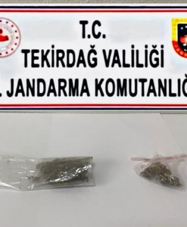 Tekirdağ’da uyuşturucu operasyonunda bonzai, esrar ve metamfetamin ele geçirildi