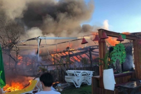 Turistik otel sabah saatlerinde alevlere teslim oldu