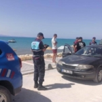 Turizm jandarması Saroz Körfezi sahillerinde tedbirleri artırdı