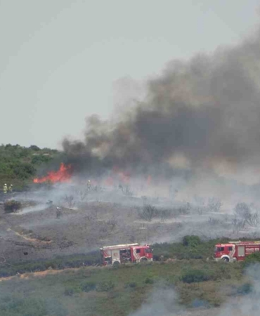 Tuzla’da Piyade Okulu içerisinde yangın